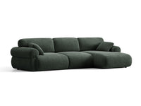 Hjørnesofa venstre Ophelia – fløyel / 297 × 164 cm