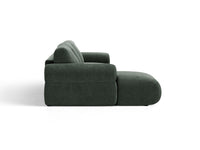 Hjørnesofa venstre Ophelia – fløyel / 297 × 164 cm