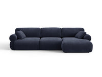 Hjørnesofa venstre Ophelia – fløyel / 297 × 164 cm
