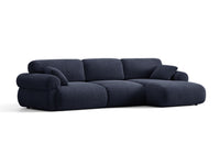 Hjørnesofa venstre Ophelia – fløyel / 297 × 164 cm