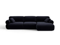 Hjørnesofa venstre Ophelia – fløyel / 297 × 164 cm