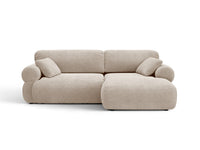 Hjørnesofa Ophelia – fløyel venstre / 236 × 164 cm
