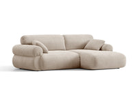 Hjørnesofa Ophelia – fløyel venstre / 236 × 164 cm