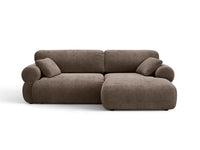 Hjørnesofa Ophelia – fløyel venstre / 236 × 164 cm