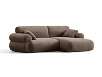 Hjørnesofa Ophelia – fløyel venstre / 236 × 164 cm