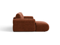 Hjørnesofa Ophelia – fløyel venstre / 236 × 164 cm
