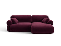 Hjørnesofa Ophelia – fløyel venstre / 236 × 164 cm