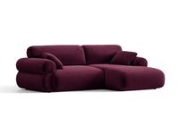 Hjørnesofa Ophelia – fløyel venstre / 236 × 164 cm