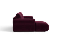 Hjørnesofa Ophelia – fløyel venstre / 236 × 164 cm
