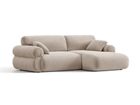 Hjørnesofa Ophelia – fløyel venstre / 236 × 164 cm