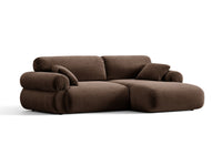 Hjørnesofa Ophelia – fløyel venstre / 236 × 164 cm