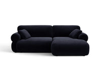 Hjørnesofa Ophelia – fløyel venstre / 236 × 164 cm