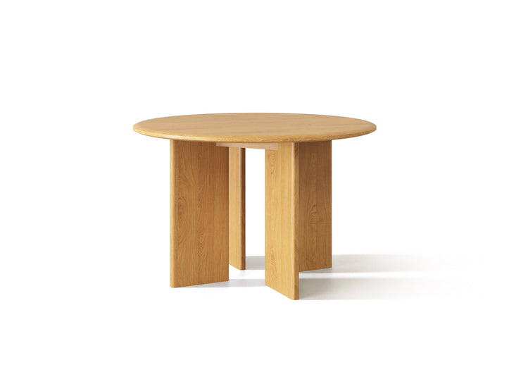 Spisebord Charlotte – tre / naturlig eik / eik / 120x76x120