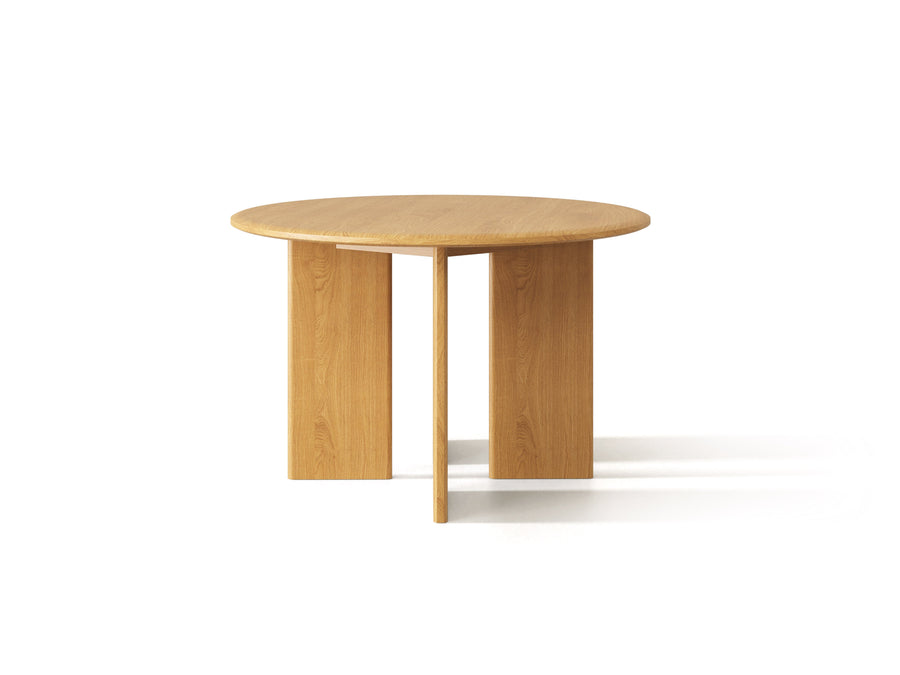 Spisebord Charlotte – tre / naturlig eik / eik / 120x76x120