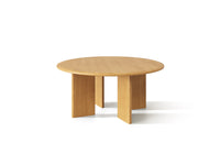 Sofabord Charlotte – tre / naturell eik / 90x40x90