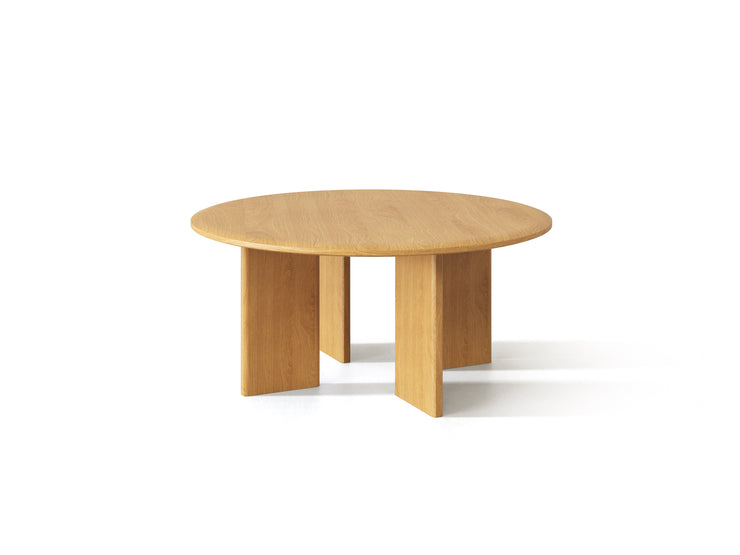 Sofabord Charlotte – tre / naturell eik / 90x40x90