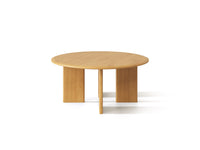 Sofabord Charlotte – tre / naturell eik / 90x40x90