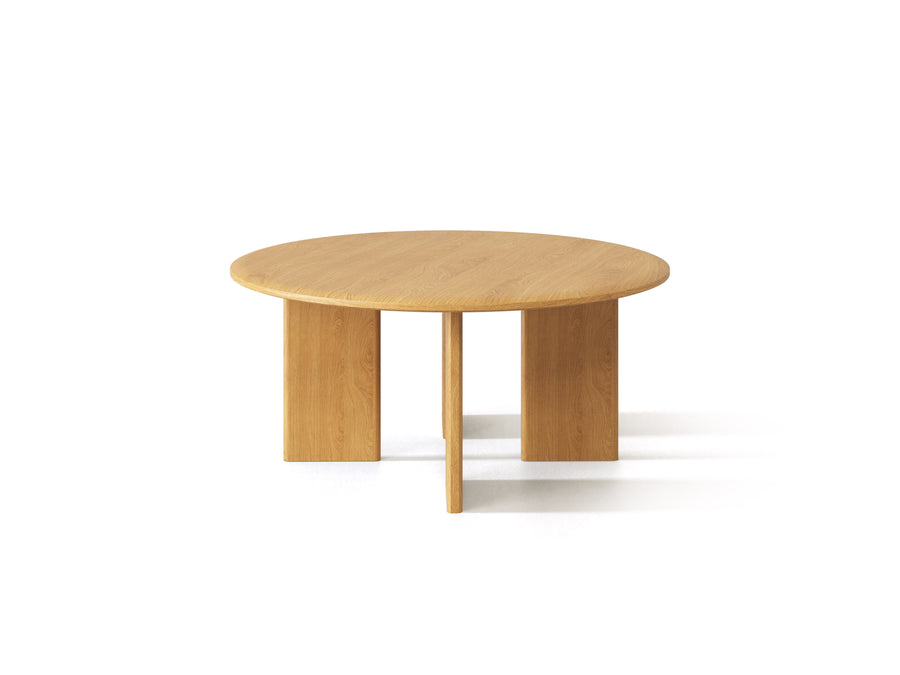 Sofabord Charlotte – tre / naturell eik / 90x40x90