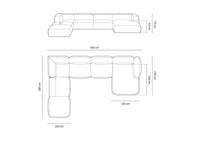 Modulsofa Martina – panoramautforming