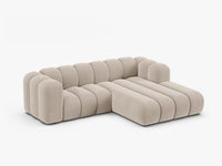 Lupine hjørnesofa 3-seter 177 x 230 cm, høyre – Elegant modulsofa med buet design