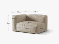 Lenestol Martina bred – 120 × 106 cm