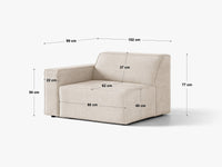 Modulsofa Jodie – 102 × 99 cm