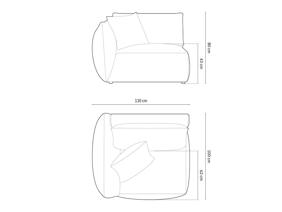 Lenestol Chris bred – 130 × 100 cm