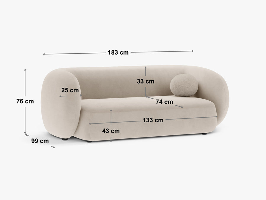 Modulsofa Kate – 183 × 99 cm