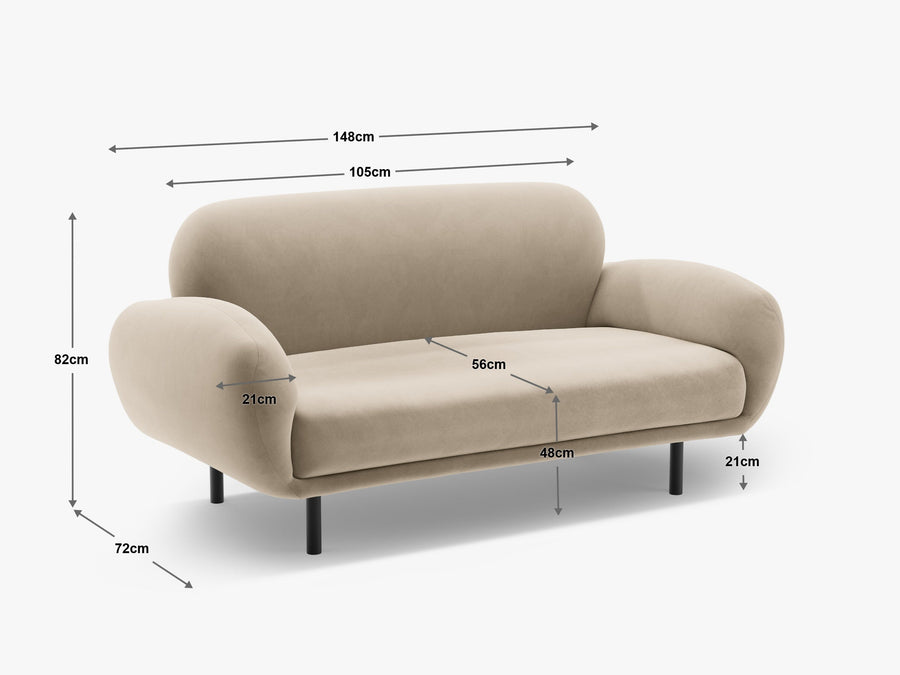 Sofa Poppy – 148 × 72 cm