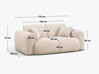 Sofa Molino – 170 × 100 cm