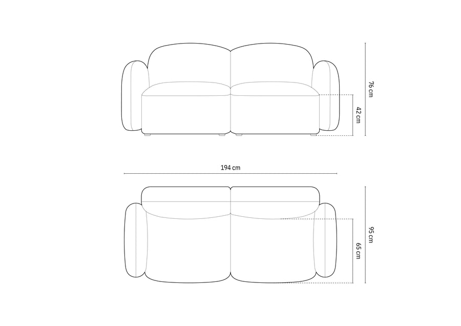 Sofa Blair – 194 × 95 cm