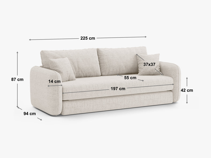 Sofa Dormi med sengefunksjon