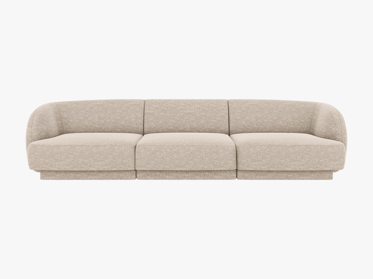 Miley 3-seter sofa i chenille – moderne eleganse og maksimal komfort