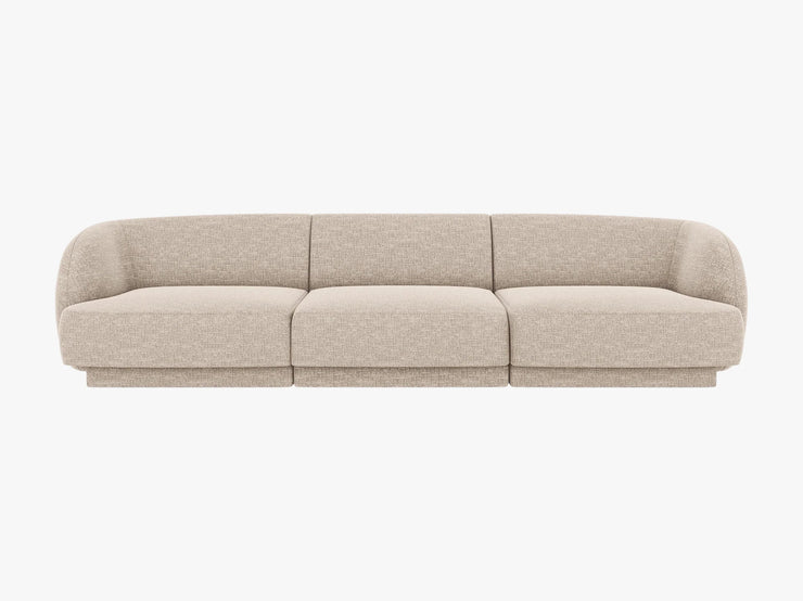 Miley 3-seter sofa i chenille – moderne eleganse og maksimal komfort