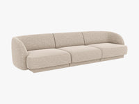 Miley 3-seter sofa i chenille – moderne eleganse og maksimal komfort