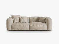 Martina 3-seters sofa 240 x 106 cm – myk som en sky, moderne som ditt hjem