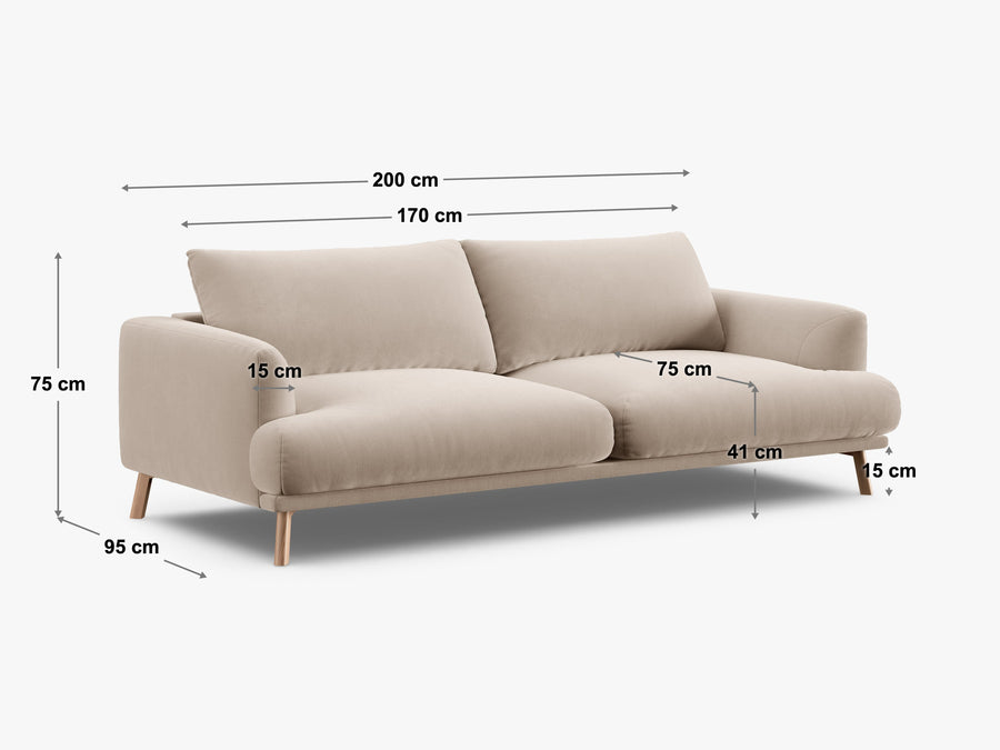 Sofa Naomi – 200 × 95 cm