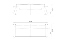 Sofa Kaelle – 208 × 110 cm