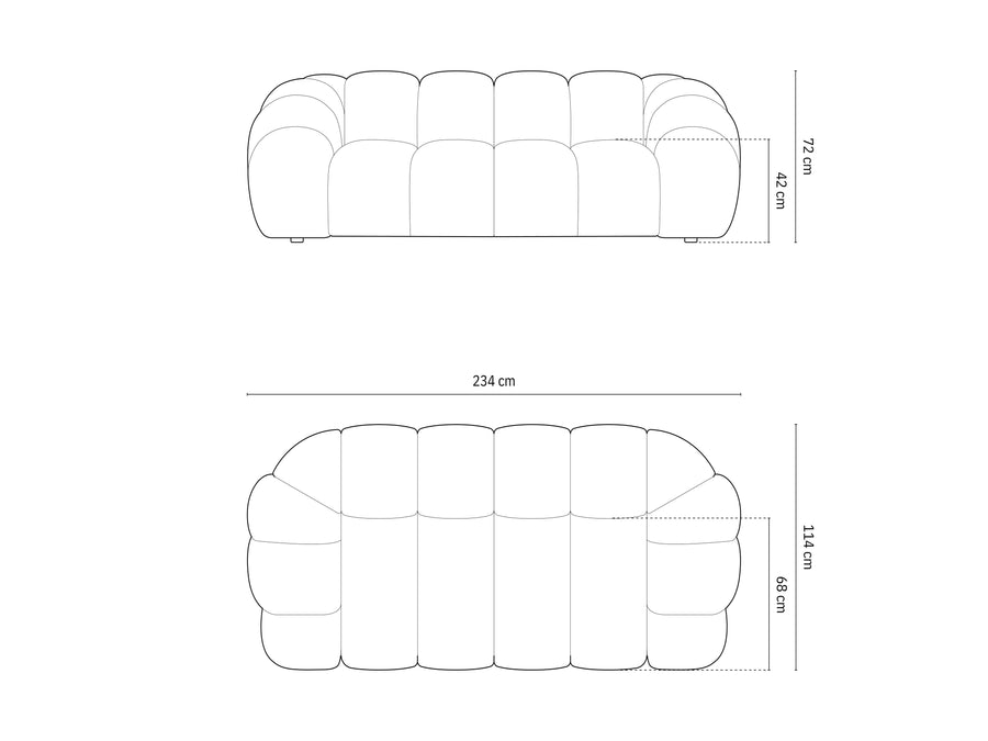 Sofa Diana – 234 × 114 cm