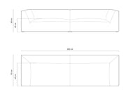 Sofa Ruby – 302 × 93 cm