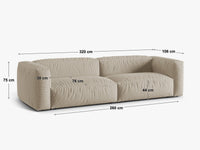 Modulsofa Martina XL – 320 × 106 cm