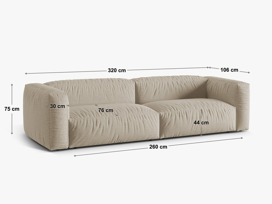 Modulsofa Martina XL – 320 × 106 cm