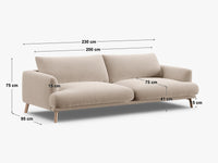 Sofa Naomi – 230 × 95 cm