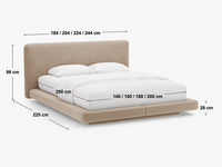 Sengeramme Linea – med sengegavl