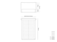 Oppbevaringsseng Kaelle med sengegavl – 180 × 223 cm