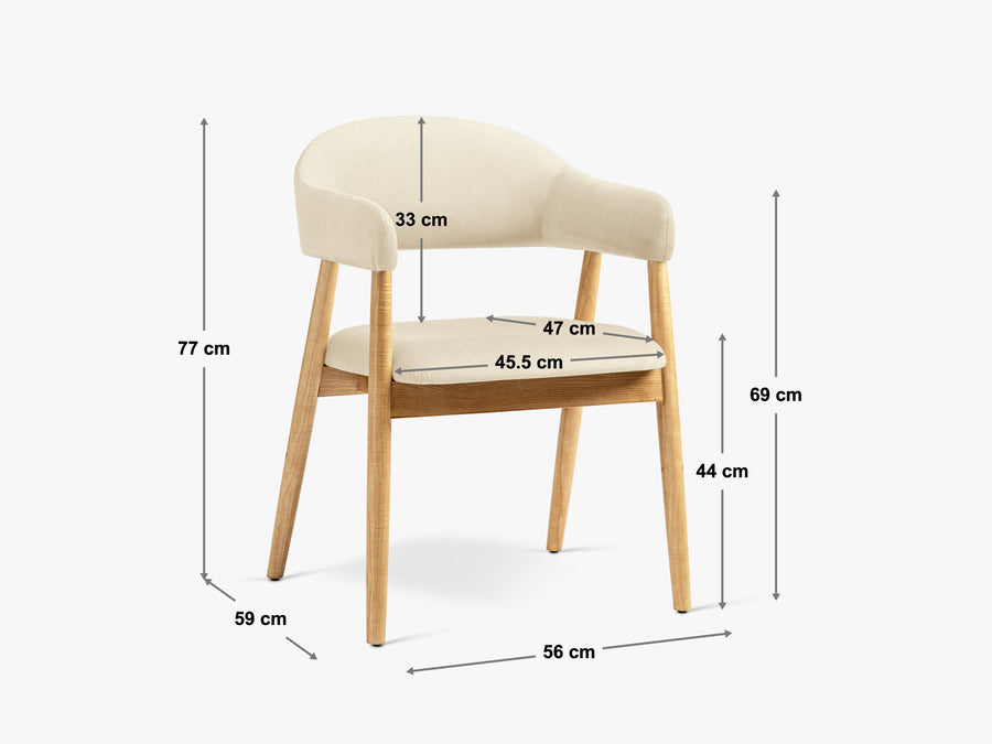 Stol Adra – 56 × 59 cm