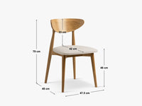 Stol Leon – 47.5 × 48 cm