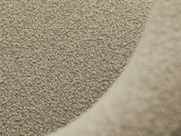 Ponent spisestuestol – rund rygg, bouclé, beige