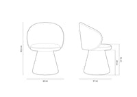 Spisestol Inez med swivel funksjon