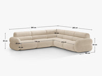 Modulsofa Neo – symmetrisk hjørnesofa